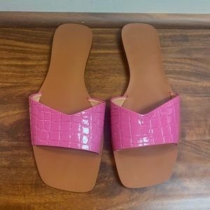 Zara pink sandals - size 38 (7.5)
